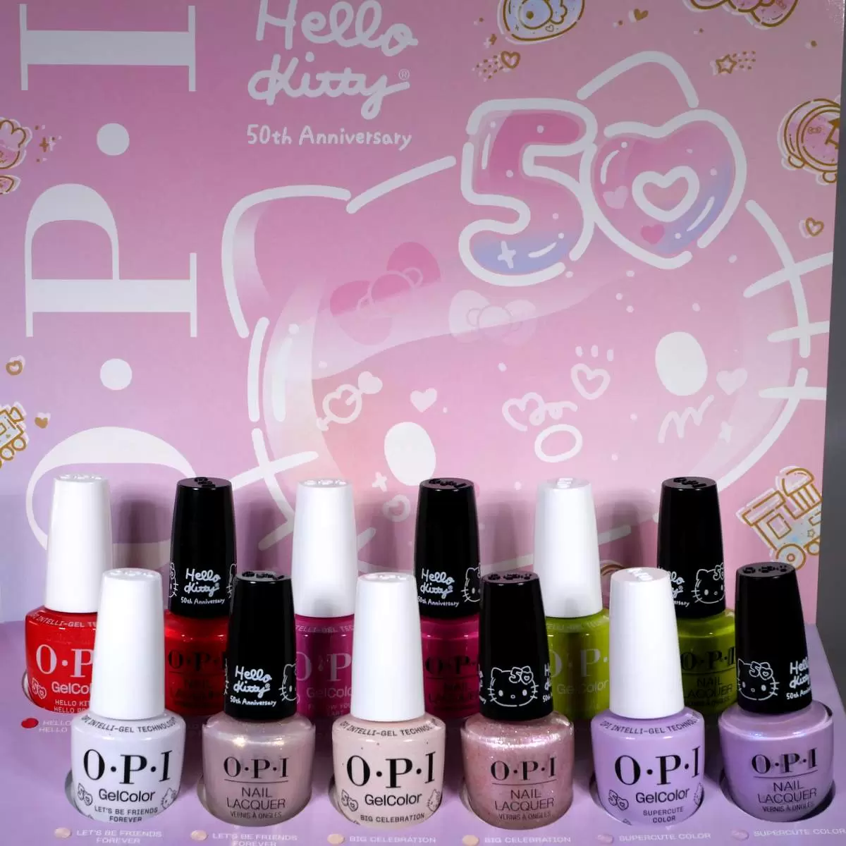 OPI x Hello Kitty 50th Anniversary Collection