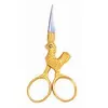 ROOSTER NAIL SCISSORS / GOLD PLATED 9CM