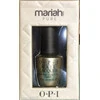 OPI NAIL LACQUER TOP COAT MARIAH CAREY HOLIDAY PURE 18K WHITE GOLD & SILVER