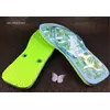 BEACH OR SPA FLIP-FLOPS LIME AND BLUE