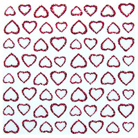GLITTER 3D NAIL STICKERS SKU3DG301