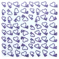 GLITTER 3D NAIL STICKERS SKU3DG306