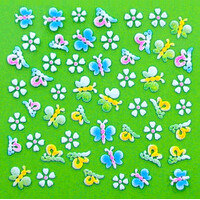 RUBBER 3D STICKERS SKU3DR456