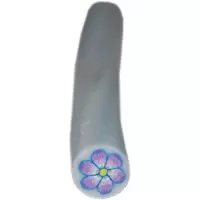 FIMO ART STICK - PURPLE & YELLOW FLOWER