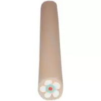 FIMO ART STICK - WHITE & BLUE FLOWER