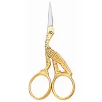STOCK NAIL SCISSOR / GOLD PLATED 9CM