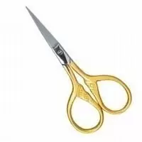 FANCY NAIL SCISSORS HALF GOLD PLATED 9CM