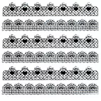 3D DETAILED NAIL STICKERS WITH RHINESTONES LR_N08_B