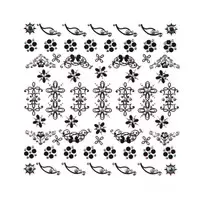 3D DETAILED NAIL STICKERS WITH RHINESTONES LR_NSA03_B