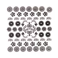 3D DETAILED NAIL STICKERS W/ RHINESTONES LR_NSA15_B
