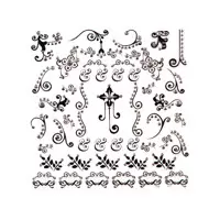 3D DETAILED NAIL STICKERS WITH RHINESTONES LR_N11_B