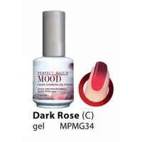 LECHAT DARK ROSE CREAM PERFECT MATCH MOOD COLOR CHANGING GEL POLISH MPMG34