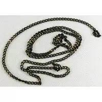 NAIL ART METAL GOLD/BLACK CHAIN 12 INCHES