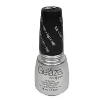 GELAZE CHINA GLAZE 0.5 OZ TOP COAT