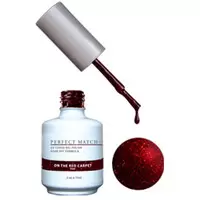LECHAT PERFECT MATCH GEL POLISH & NAIL LACQUER- ON THE RED CARPET- .5OZ 15ML