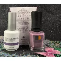 LECHAT GRACE PMS208 PERFECT MATCH MODERN MUSE COLLECTION GEL POLISH & NAIL LACQUER 2 PCS -.5OZ 15ML