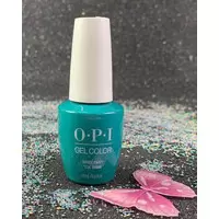 OPI DANCE PARTY 'TEAL DAWM GELCOLOR GCN74 NEON COLLECTION