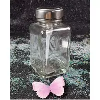 SOLID GLASS AND STAINLESS STEEL LID LIQUID PUMP 6OZ-200ML