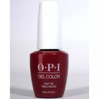 OPI GELCOLOR PAINT THE TINSELTOWN RED HPN06 CELEBRATION COLLECTION
