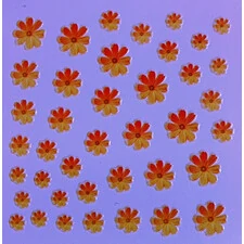 DRIED FLOWERS 3D NAIL STICKERS SKU3DDF25