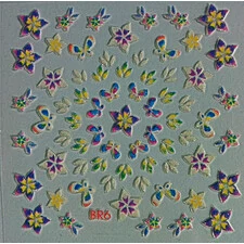 3D NAIL STICKERS SKU3DOSW57
