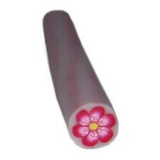 FIMO ART STICK - RED & PINK FLOWER