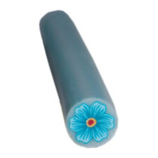 FIMO ART STICK - YELLOW & BLUE FLOWER