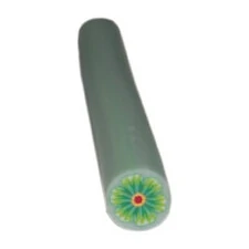 FIMO ART STICK - GREEN & RED FLOWER