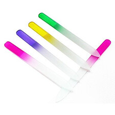 EVERMARKET 1PCS GLASS NAIL FILE MULTI-COLOR