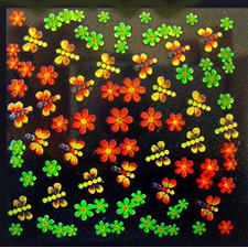 HOLOGRAM 3D STICKERS SKUHGB417