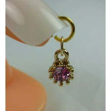 NAIL DANGLE - STONE PINK