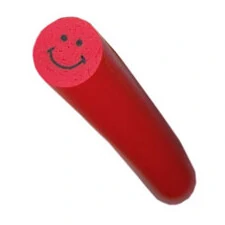 FIMO ART STICK - RED SMILEY FACE