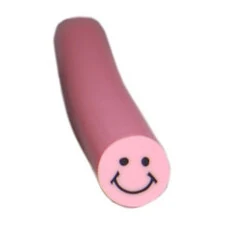 FIMO ART STICK - PINK SMILEY FACE