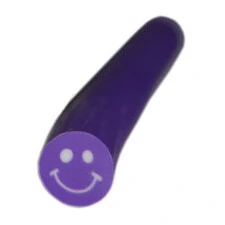 FIMO ART STICK - PURPLE SMILEY FACE