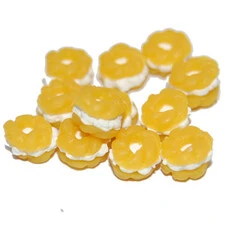 CERAMIC NAIL ART- 3D CREAM DONUT (100PCS)