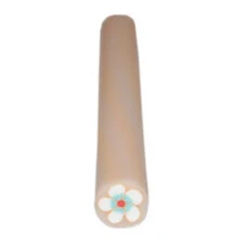 FIMO ART STICK - WHITE & BLUE FLOWER