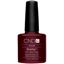 CND SHELLAC DARK LAVA UV COLOR COAT GEL NAIL POLISH