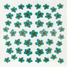 DRIED FLOWERS 3D NAIL STICKERS SKU3DDF05