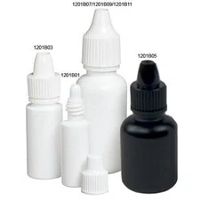PLASTIC DROPPER BOTTLE WHITE 0.5 /OZ