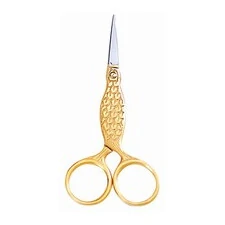 FISH NAIL SCISSOR / GOLD PLATED 9CM