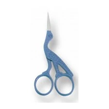 FANCY NAIL SCISSORS / BLUE COLOR 9CM