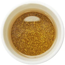 LAQUEE RETTE - UV NAIL GEL - GLITTER GOLD .5OZ (14G)