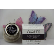 AXXIUM OPI SOAK-OFF GEL LACQUER BLACK CHERRY CHUTNEY 6G - 0.21 OZ