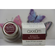 AXXIUM OPI SOAK-OFF GEL LACQUER BOGOTA BLACKBERRY 6G/ 0.21 OZ