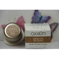 AXXIUM OPI SOAK-OFF GEL LACQUER BRING ON THE BLING 6G/ 0.21 OZ