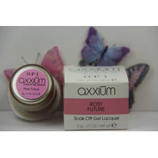 AXXIUM OPI SOAK-OFF GEL LACQUER ROSY FUTURE 6G 0.21OZ