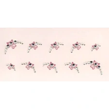 3D JEWELRY NAIL STICKERS SKU3DFJ02 FRENCH STONES