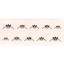 3D JEWELRY NAIL STICKERS SKU3DFJ09 FRENCH STONES