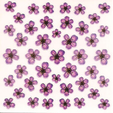 DRIED FLOWERS 3D NAIL STICKERS SKU3DDF04