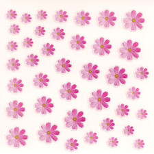DRIED FLOWERS 3D NAIL STICKERS SKU3DDF23
